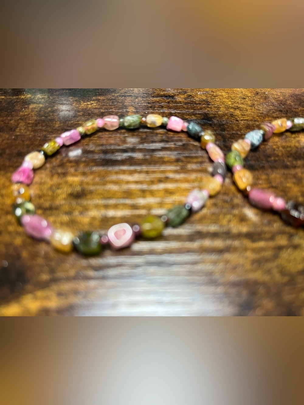 🌈 Natural Multicolor Tourmaline Bracelet Set - Two Included 🌈 - Picture 9 of 10